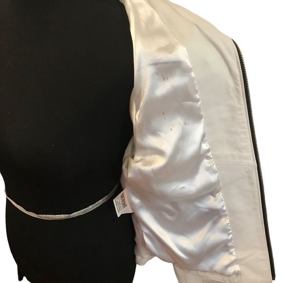 𝅺vintage GUESS 80’s Leather Jacket Rare Find - Picture 8 of 10